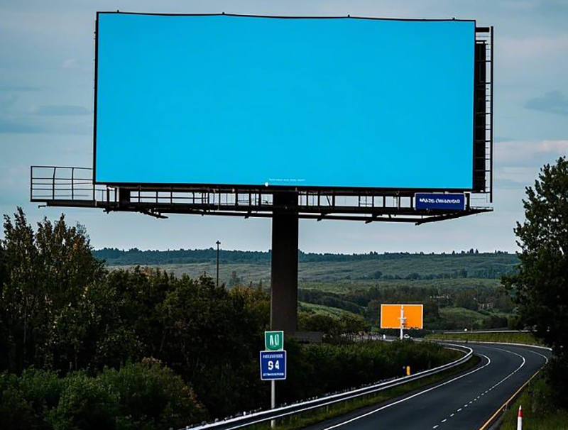 四川宜賓單立柱廣告塔，高炮廣告牌